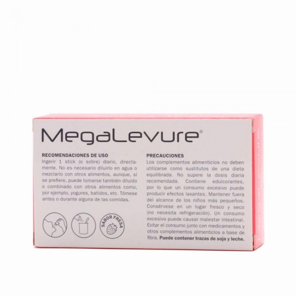 megalevure 10 sticks sabor fresa