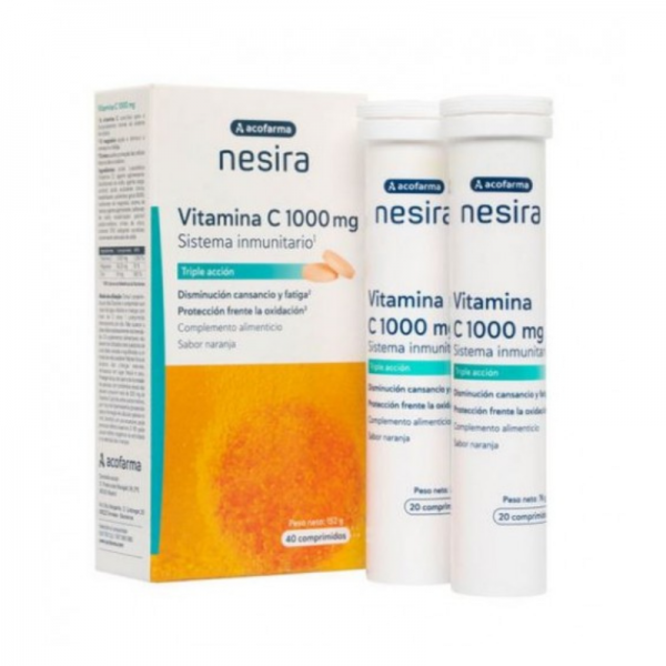 Acofarma nesira vitamina c 1000 mg 40 comprimidos