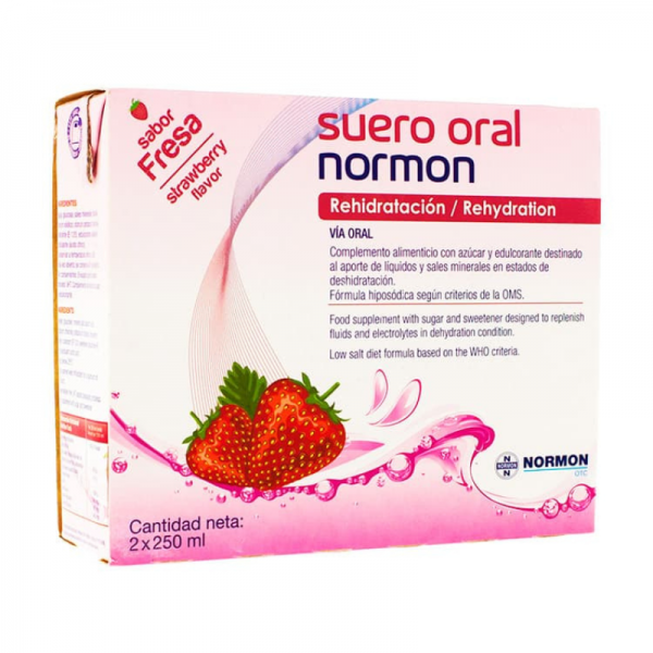 suero oral normon fresa 250 ml