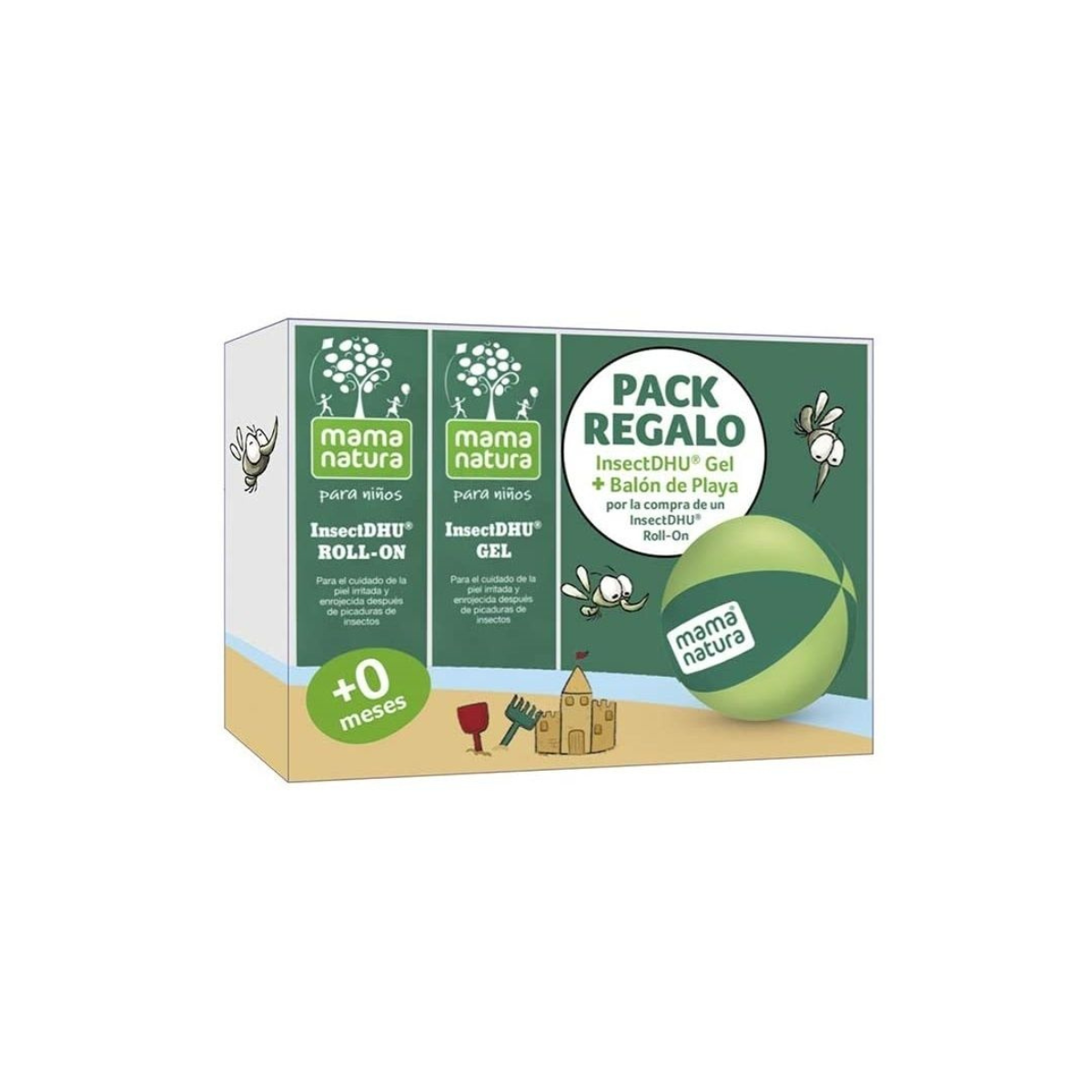 InsectDHU Roll-on + Gel Pack post-picaduras