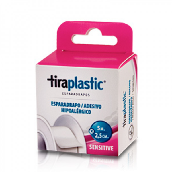 Tiraplastic esparadrapo hipoalérgico papel 5x2,5