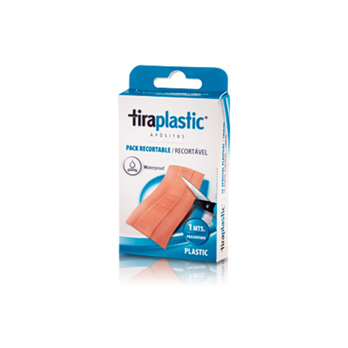 Tiraplastic textil recortable 1 m x 6 cm