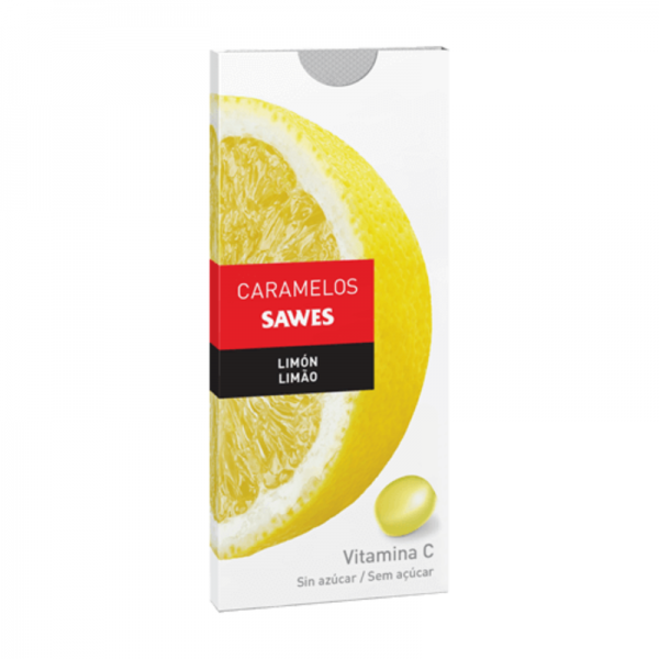 Sawes caramelos blister sin azúcar limón