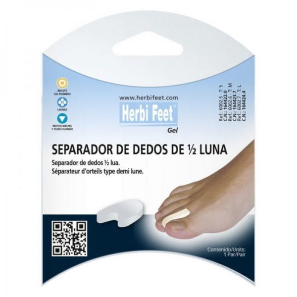 Herbi feet separador media luna mediana 2 uds