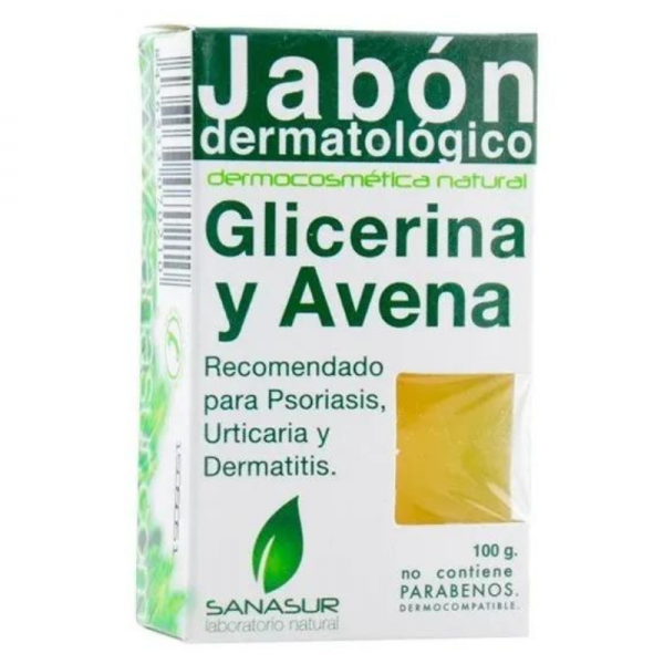 Sanasur jabón glicerina y avena