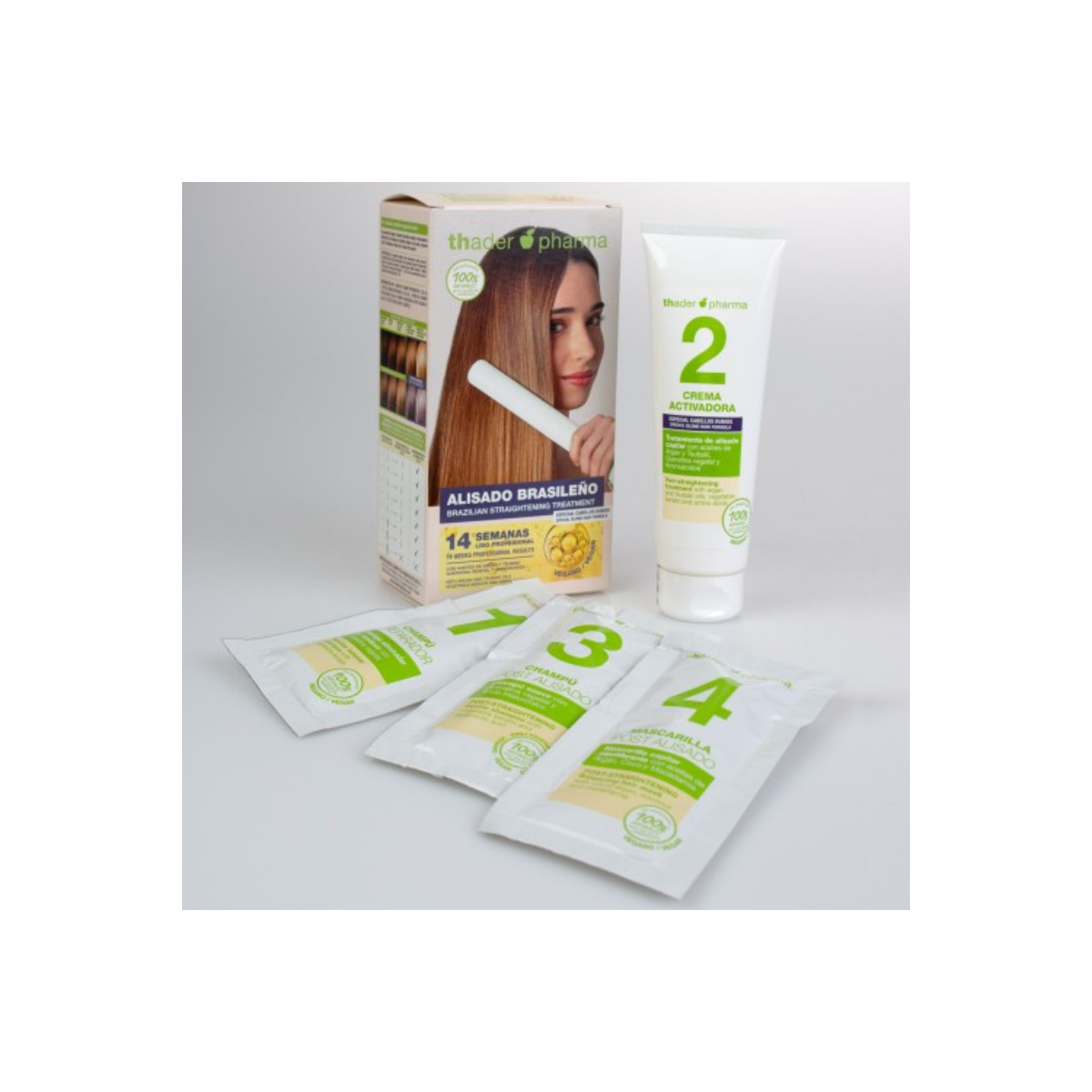 Th Pharma Kit Alisado Brasileño Cabellos Rubios