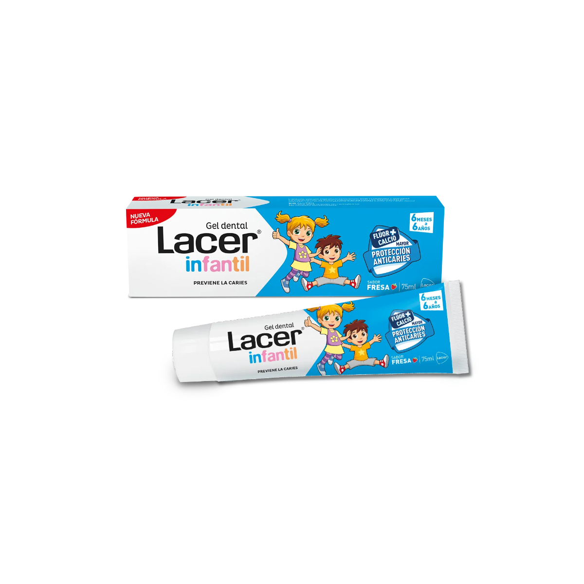Lacer infantil gel dental 75 ml