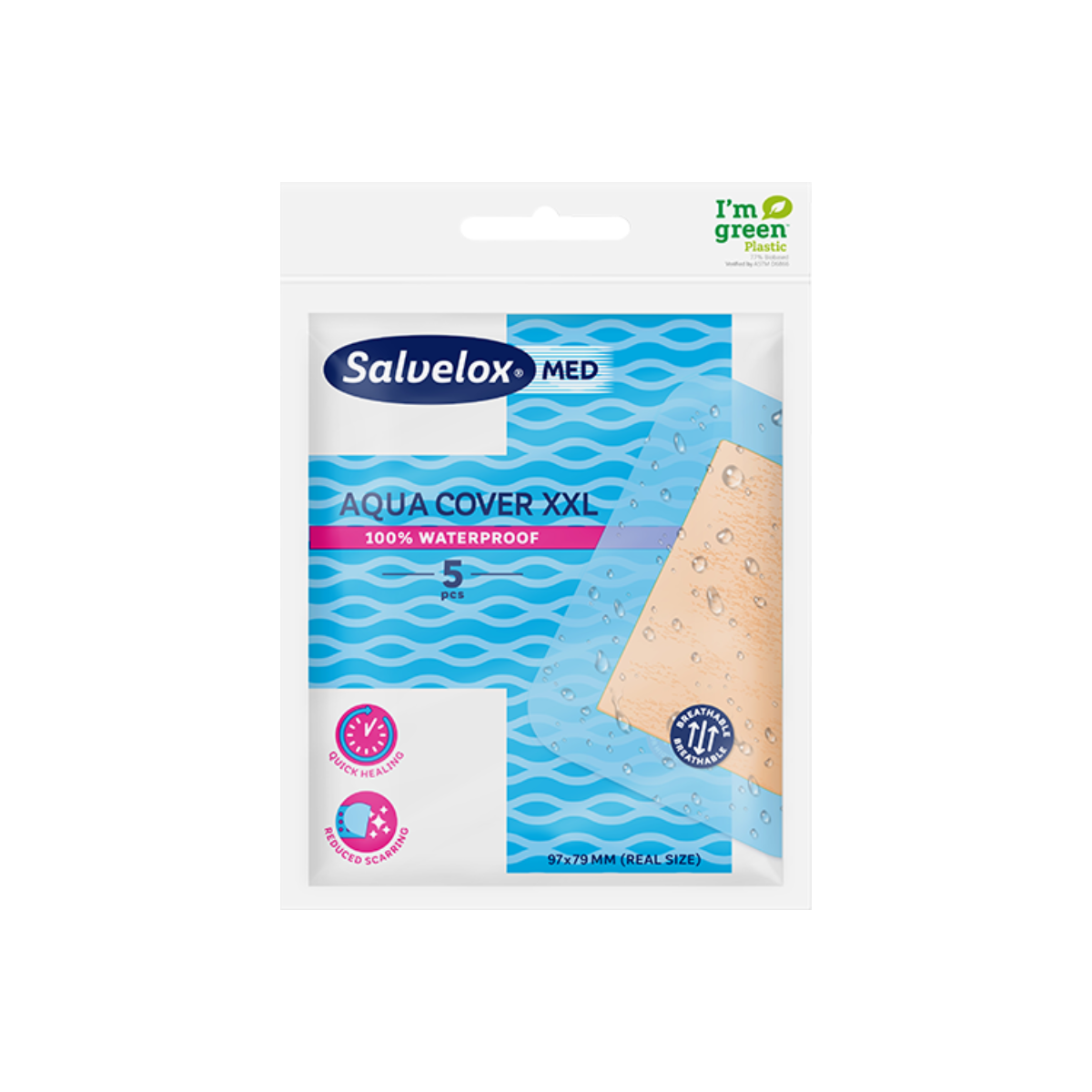Salvelox aqua cover XXL 5 apósitos