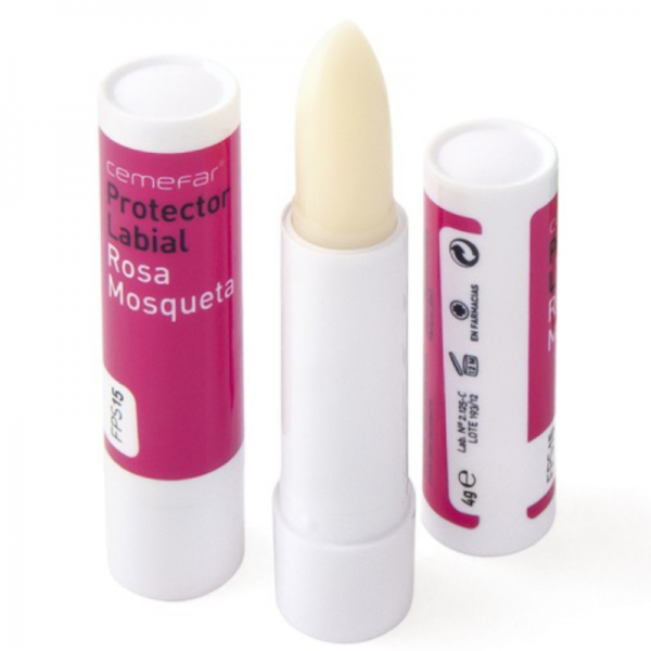 Cemefar protector labial rosa mosqueta
