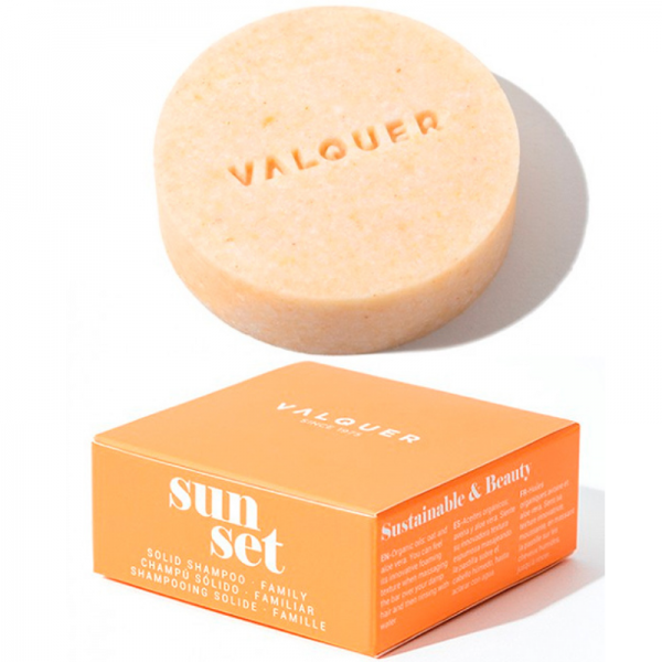 Valquer champú sólido sunset familiar