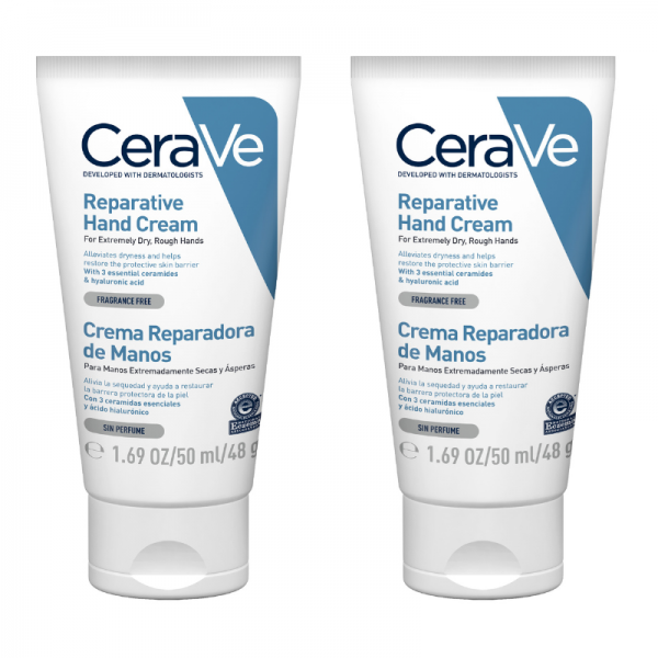 Cerave Pack Crema Reparadora De Manos 2X50 ML
