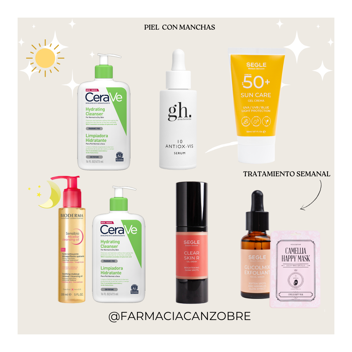 Rutina piel con manchas