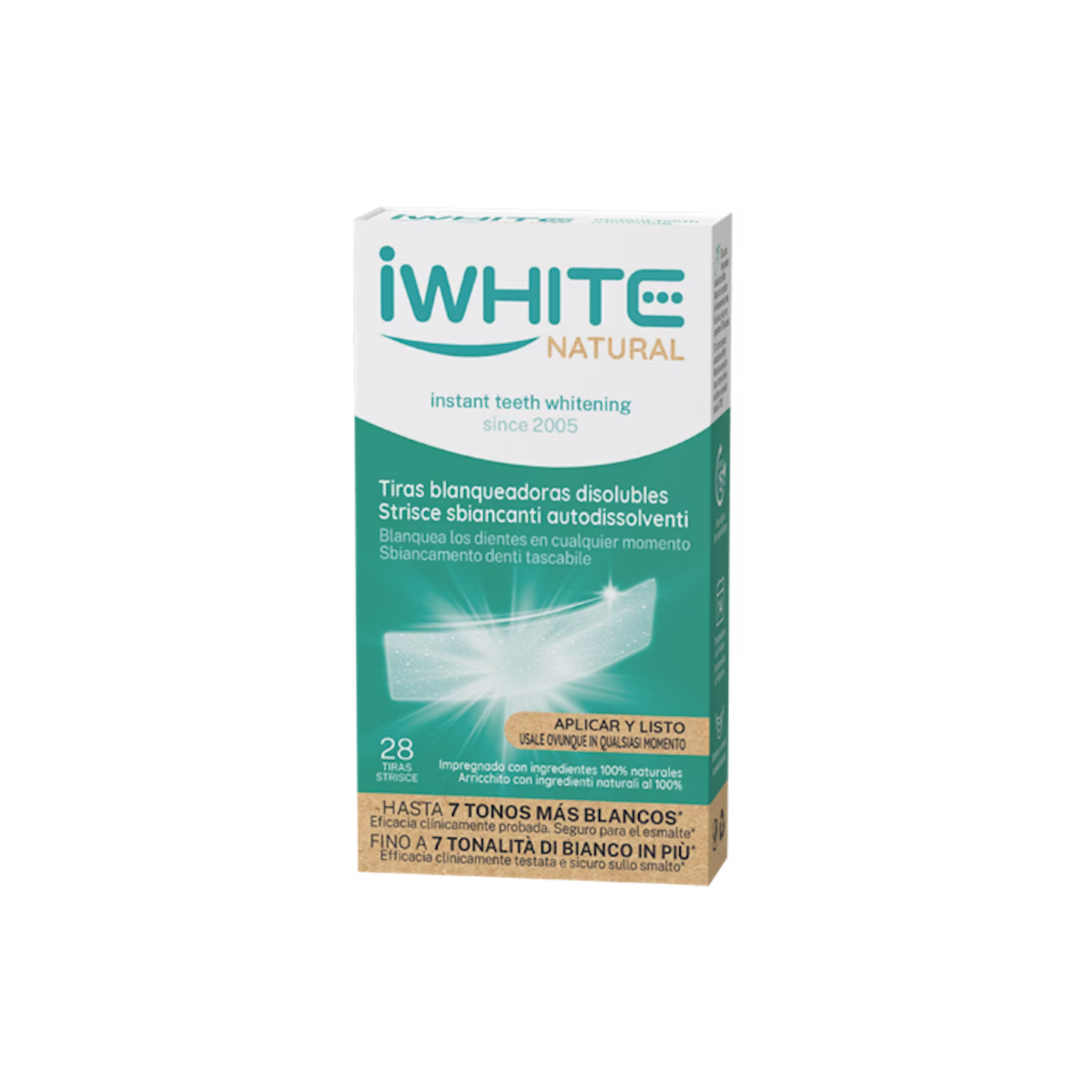 IWHITE TIRAS BLANQUEADORAS DISOLUBLES 28 TIRAS