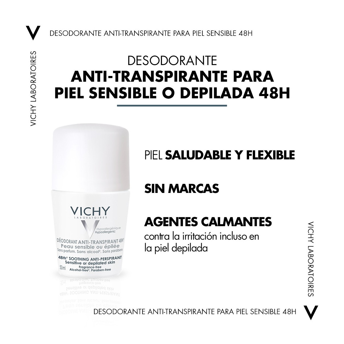 Vichy Antitransparente 48 H Piel Sensible 50 ml