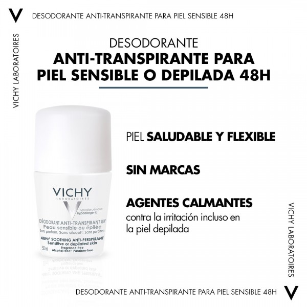 Vichy Antitransparente 48 H Piel Sensible 50 ml