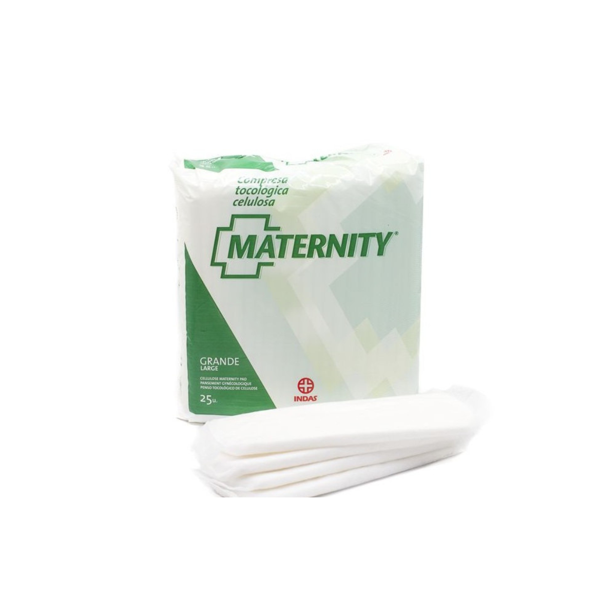 Compresas Maternity Celulosa Indas 25 unidades