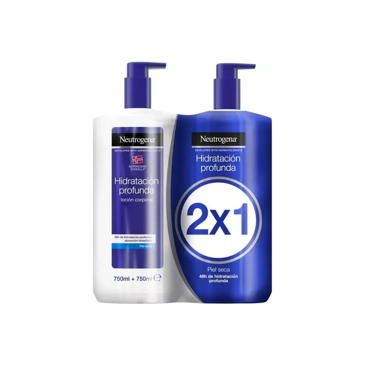 Neutrogena Body Piel Seca 2x1 Azul