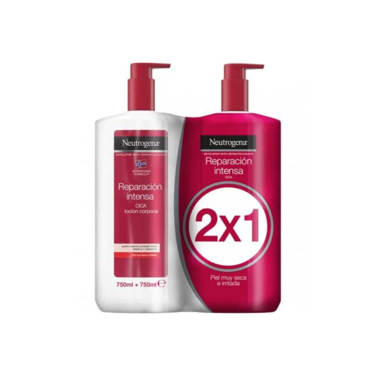Neutrogena Body Piel muy seca Reparación Intensa 2x1 750 ml