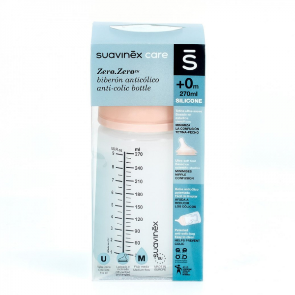 Suavinez Biberón Anticólico Zero Zero 270 ml