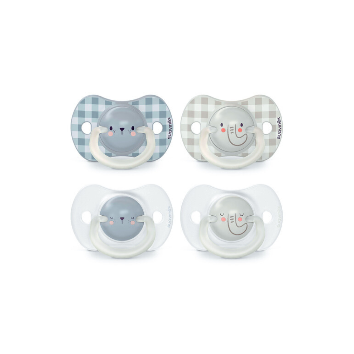 Suavinex Chupete Silicona Anatómica Noche 6-18 meses