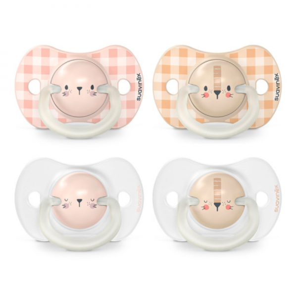 Suavinex Chupete Silicona Anatómica Noche 6-18 meses 2