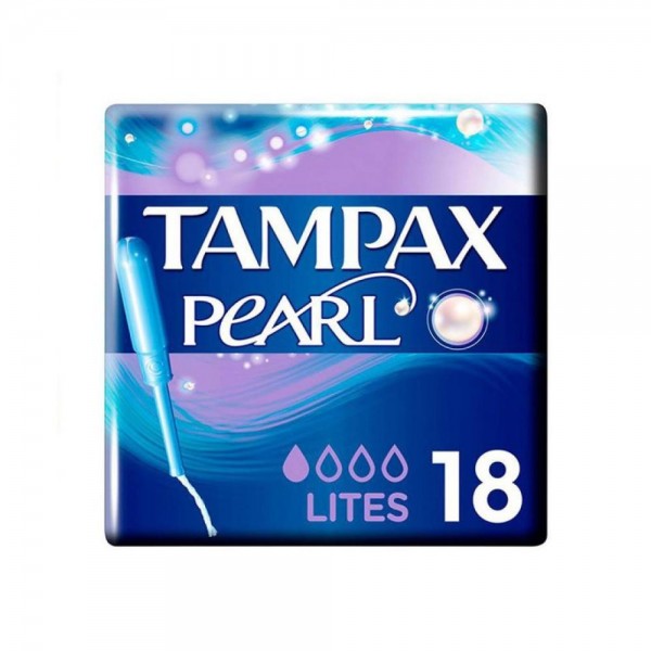 tampax pearl lites 18 ud
