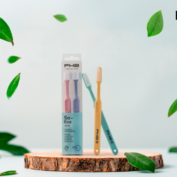 PHB Cepillo Dental So-Eco Medio 2 unidades