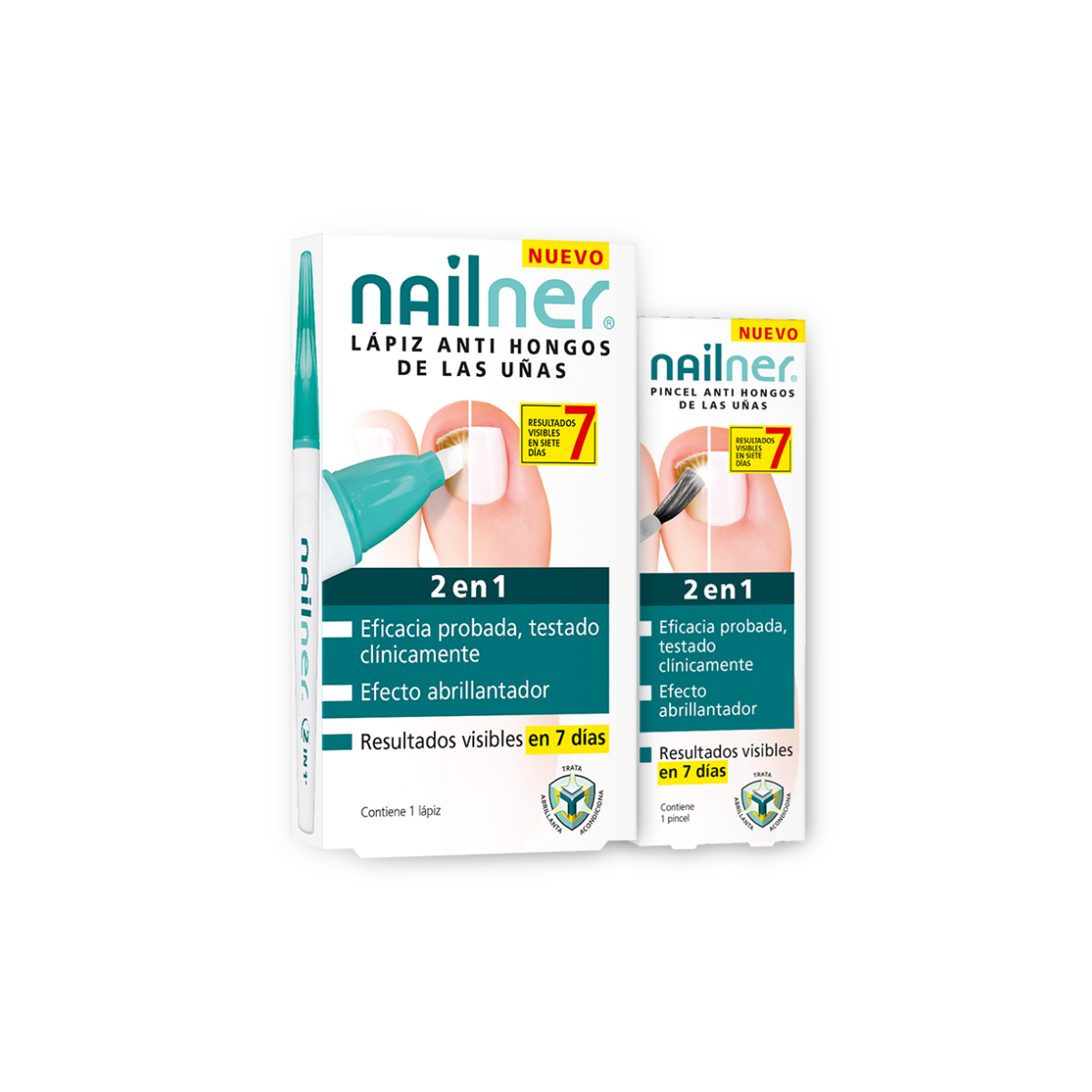 Nailner Lápiz 2 en 1 4 ml