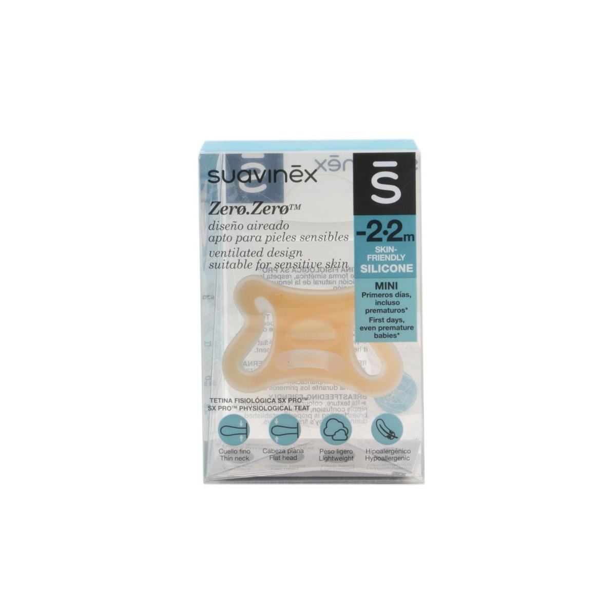 Suavinex Chupete Silicona Fisiológico Mini -2-2