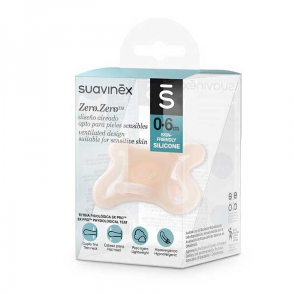 Suavinex Chupete Silicona Fisiológico 0-6 m