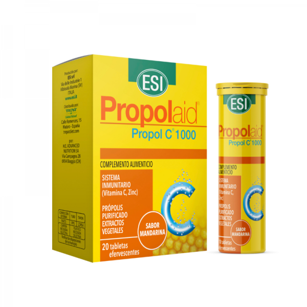 Propolaid Propol C 1000 mg 20 Tabletas Efervescentes