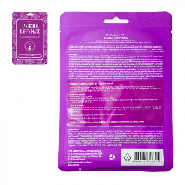 Kocostar Bakuchiol Happy Mask 1 ud 2