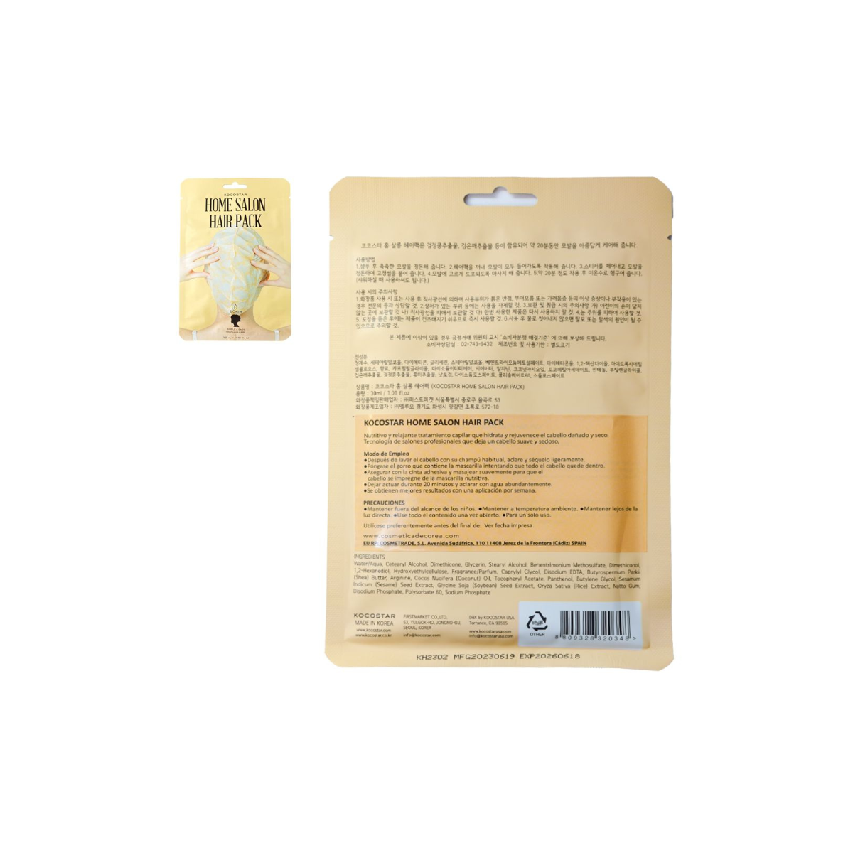 Kocostar Home Salon Hair Pack mascarilla capilar