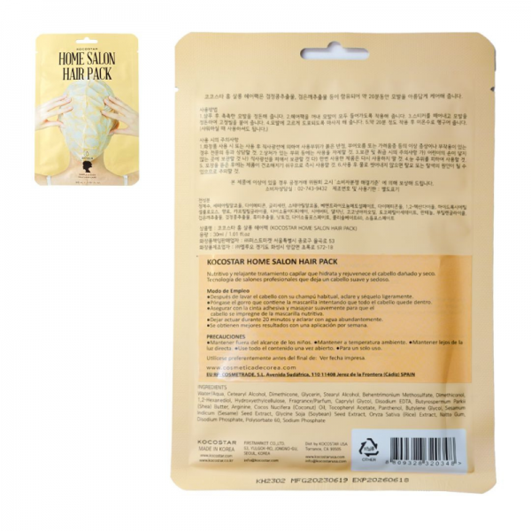Kocostar Home Salon Hair Pack mascarilla capilar