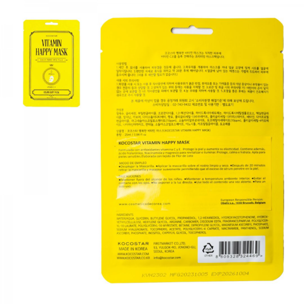 Kocostar Vitamin Happy Mask 1 ud