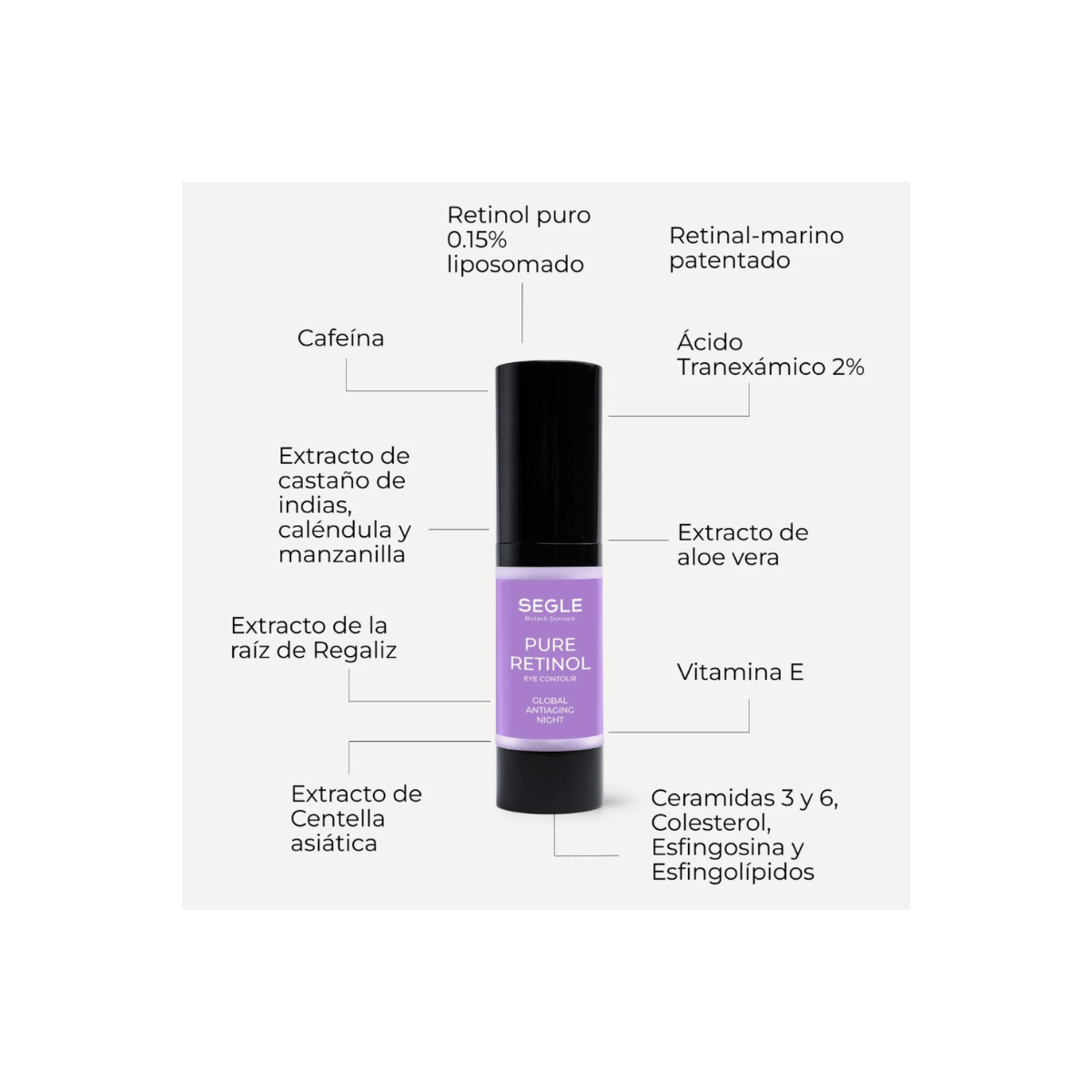 Segle Pure Retinol Contorno De Ojos 15 ML