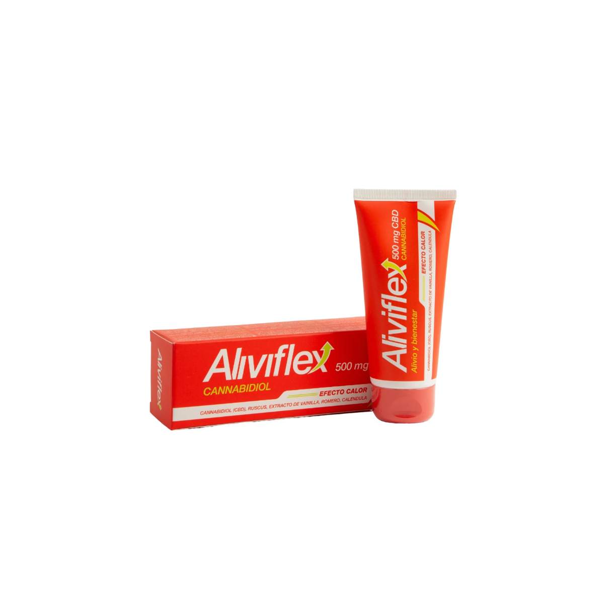 Aliviflex Gel CBD 500 mg Efecto Calor 100 ml