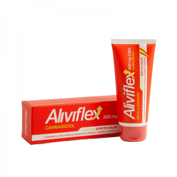 Aliviflex Gel CBD 500 mg Efecto Calor 100 ml