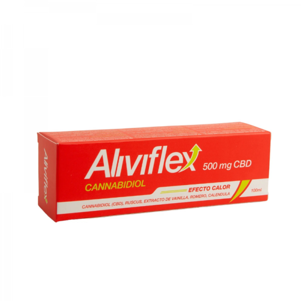 Aliviflex Gel CBD 500 mg Efecto Calor 100 ml 2