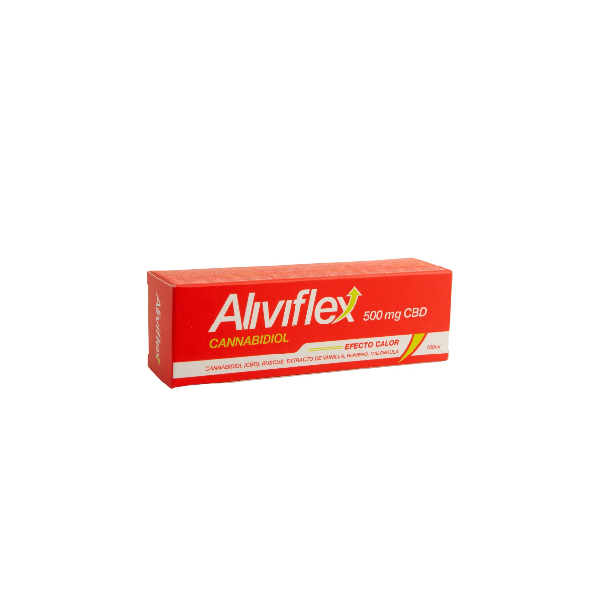 Aliviflex Gel CBD 500 Mg Efecto Calor 100 Ml