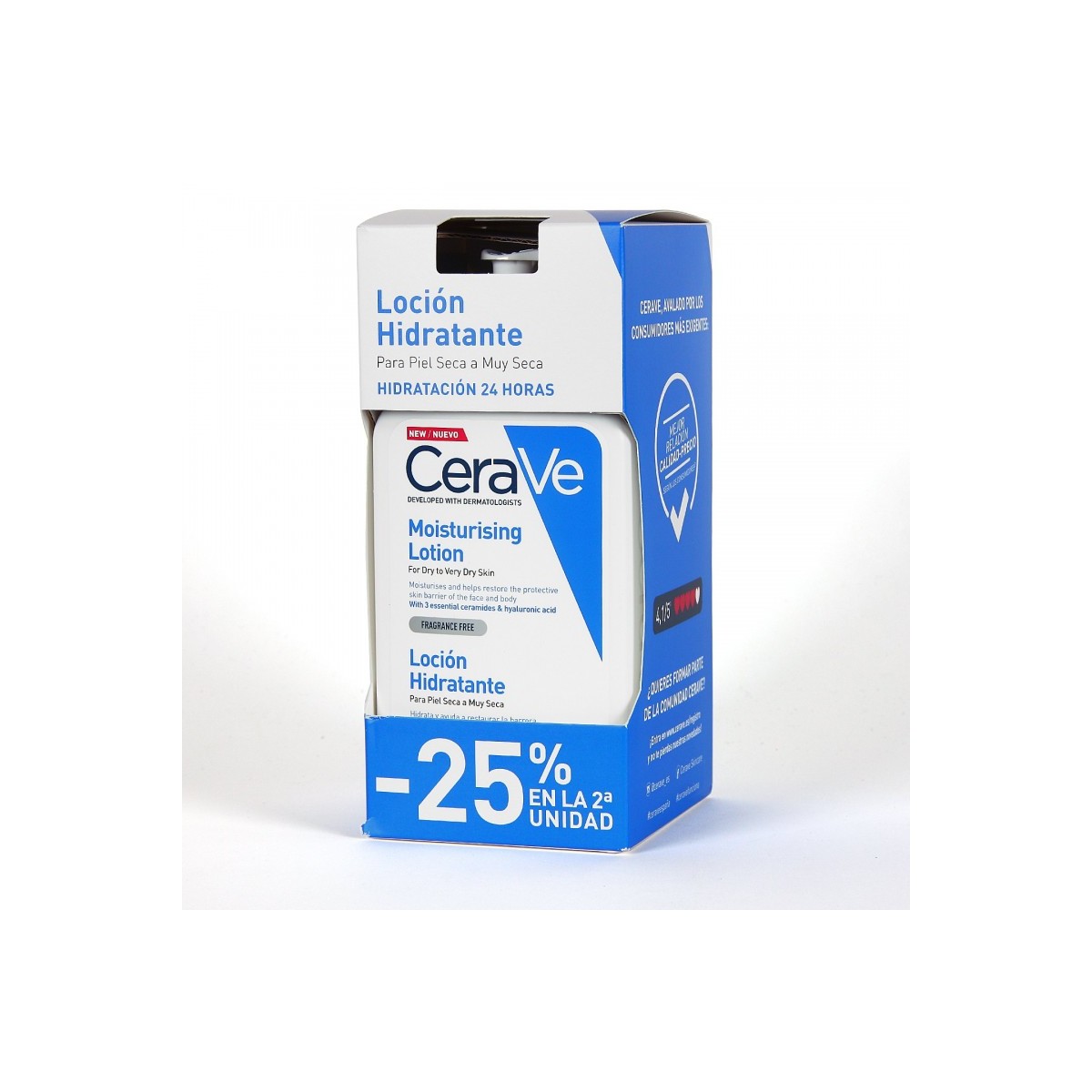 Cerave Duplo Loción Hidratante 473 ml