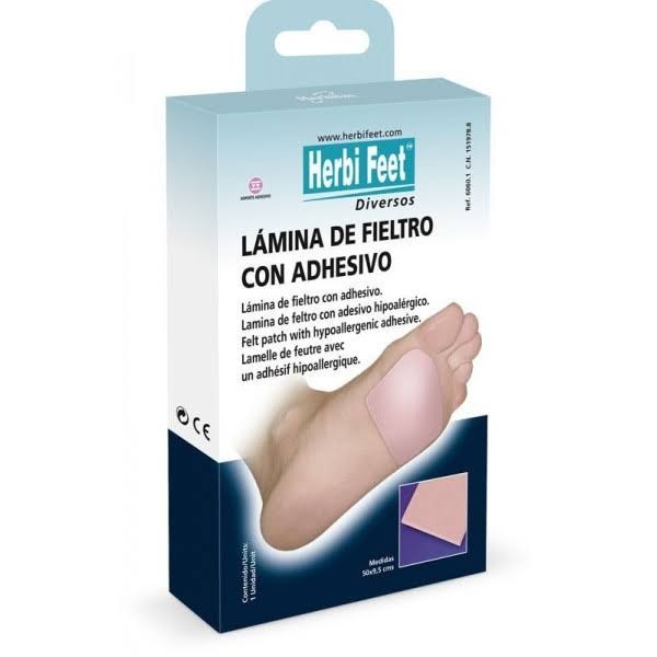 herbi feet lamina de fieltro adhesiva 50x95 cm