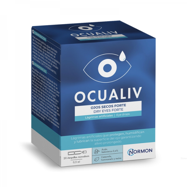 Ocualiv Ojos Secos Forte 20 monodosis 0,5 ml