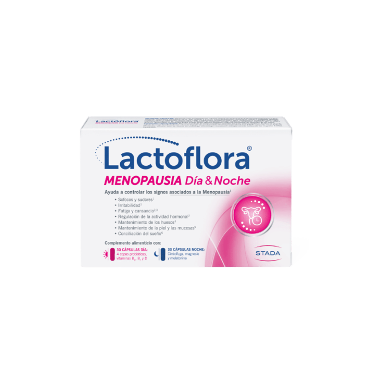 Lactoflora Menopausia Dia & Noche 30 Cápsulas