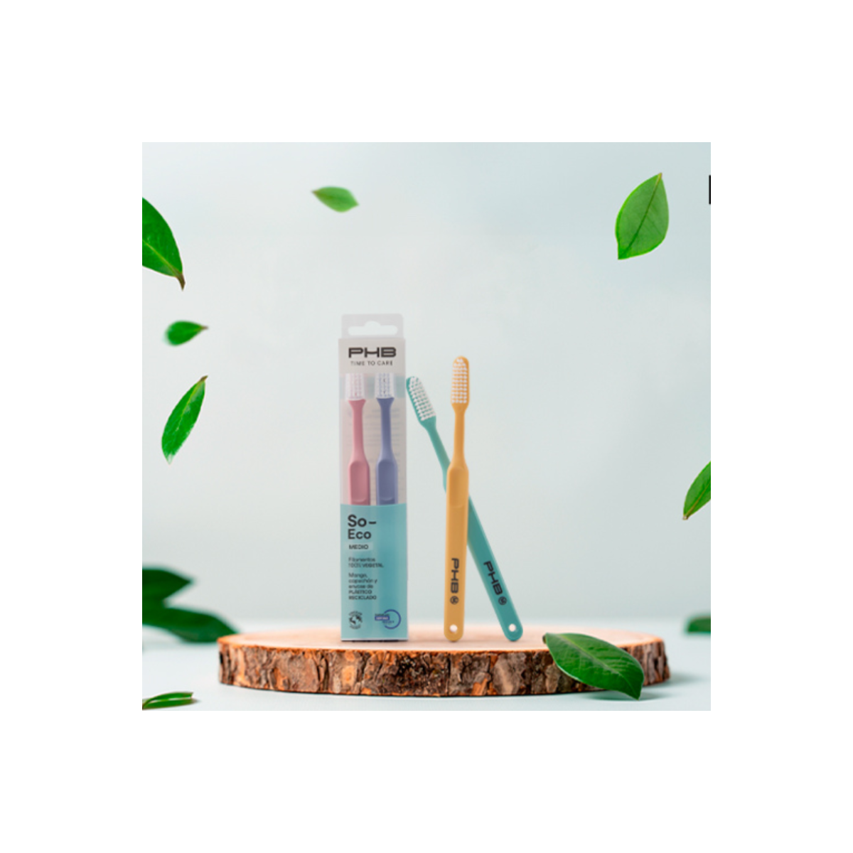 PHB Cepillo Dental So_Eco Suave 2 uds