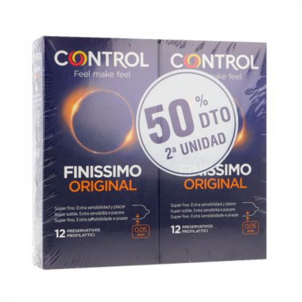 Control Finissimo Preservativos Pack 2 x 12 unidades