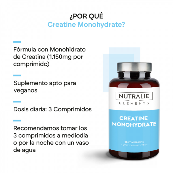 Nutralie Creatina Monohidratada 90 comprimidos