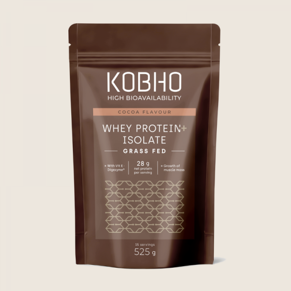 proteina whey kobho cacao 525g