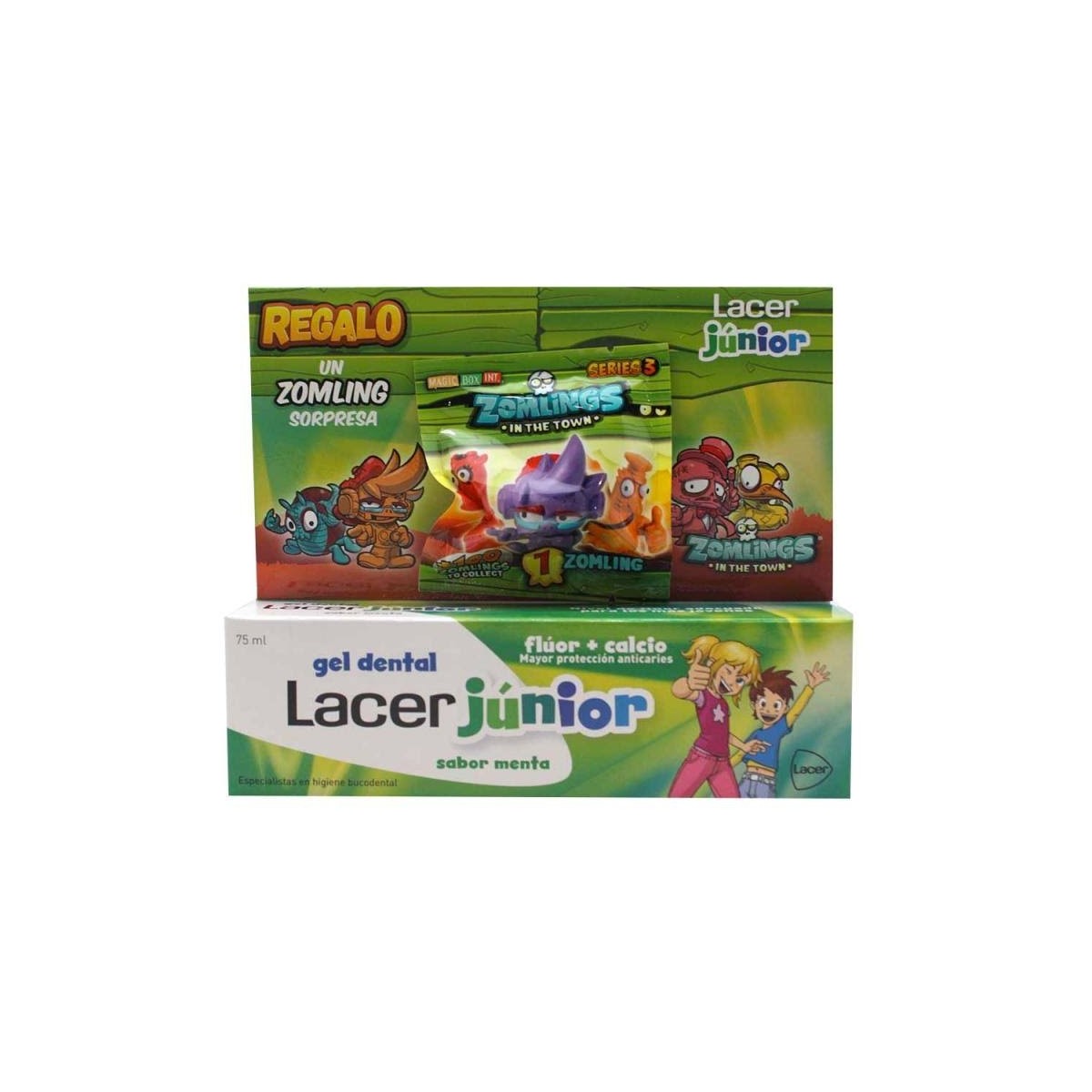 lacer junior gel dental 75 ml menta