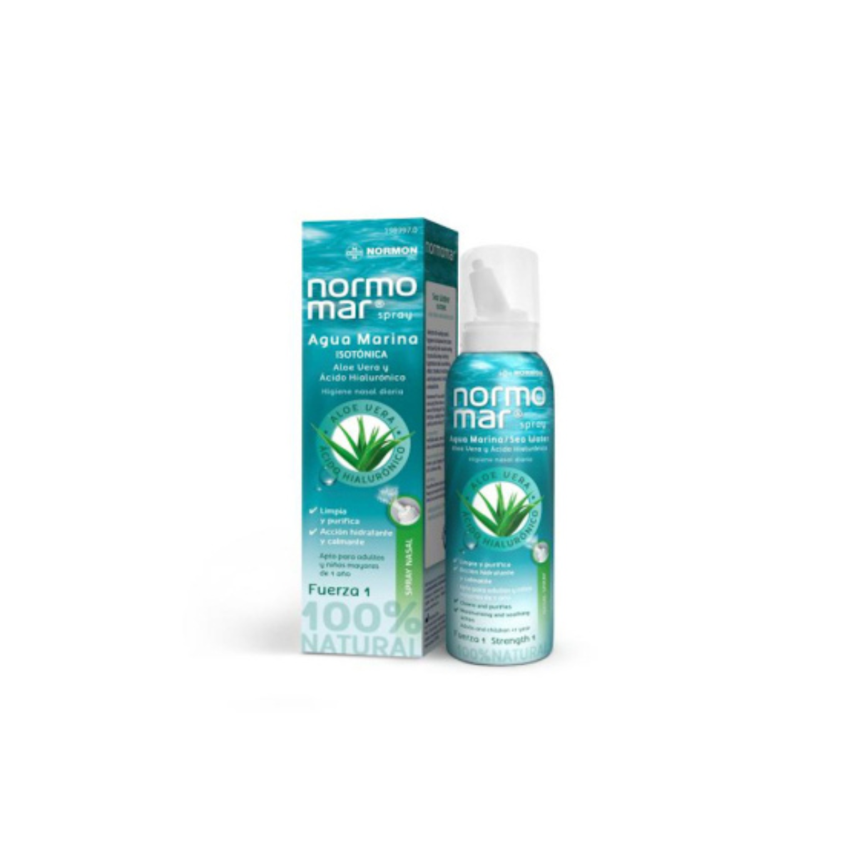Normomar Agua de mar con Aloe Vera y Ácido Hialurónico 120 ml